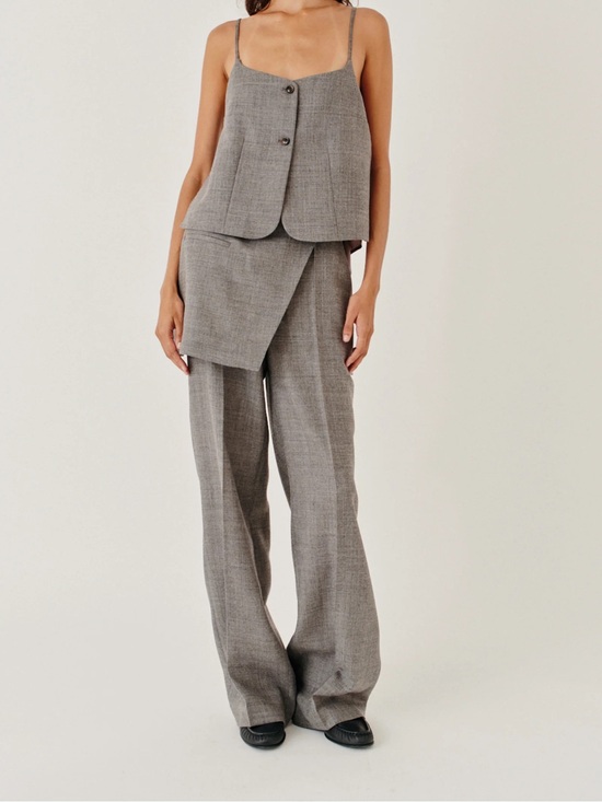 The Garment Pants - The Garment PINE SKIRT PANTS GREY MELANGE
